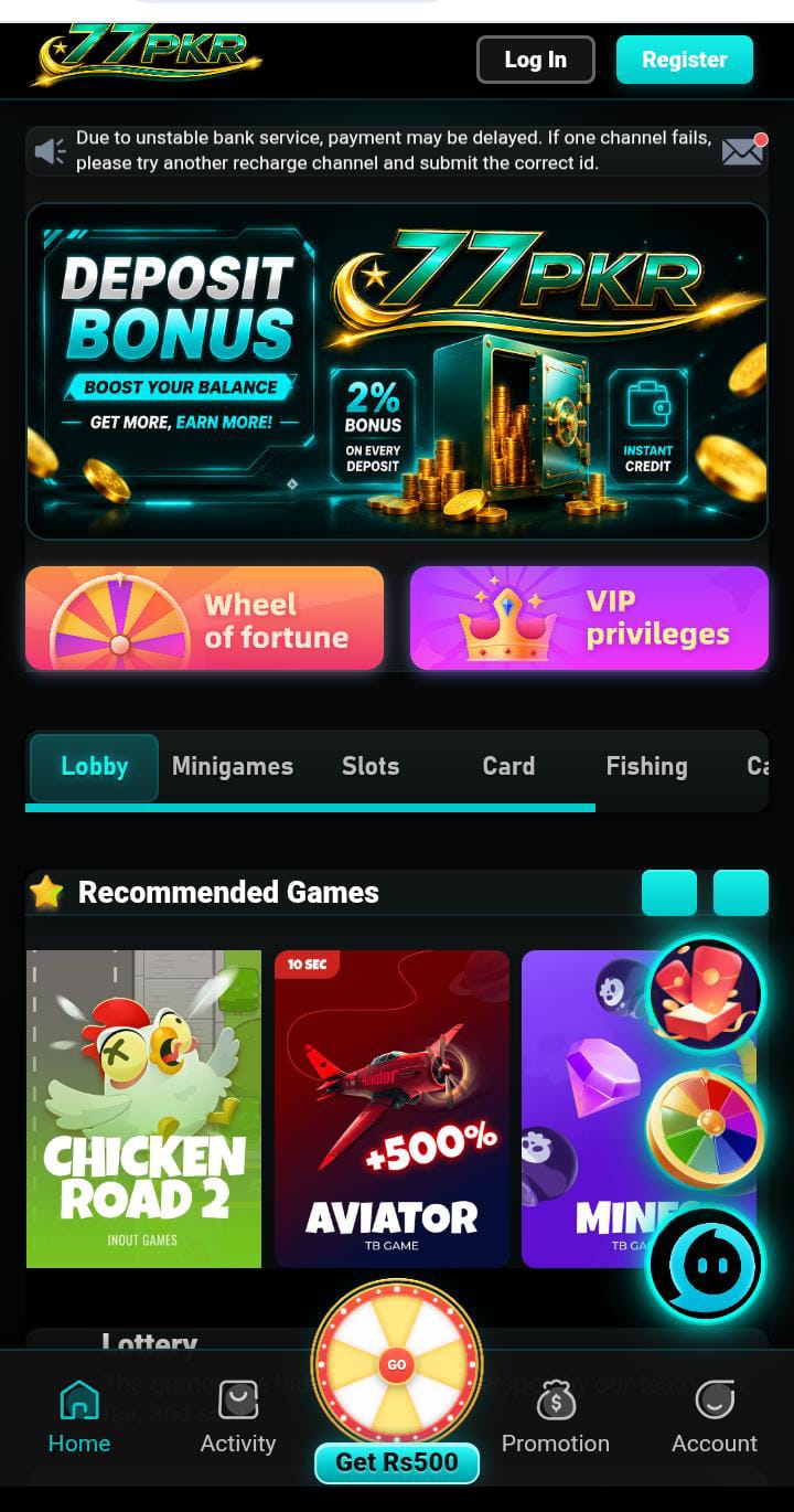 77PKR Game APK